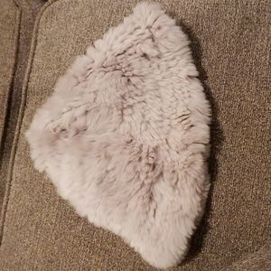 Very soft rabbit fur hat